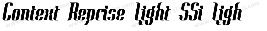 Context Reprise Light SSi Light字体转换